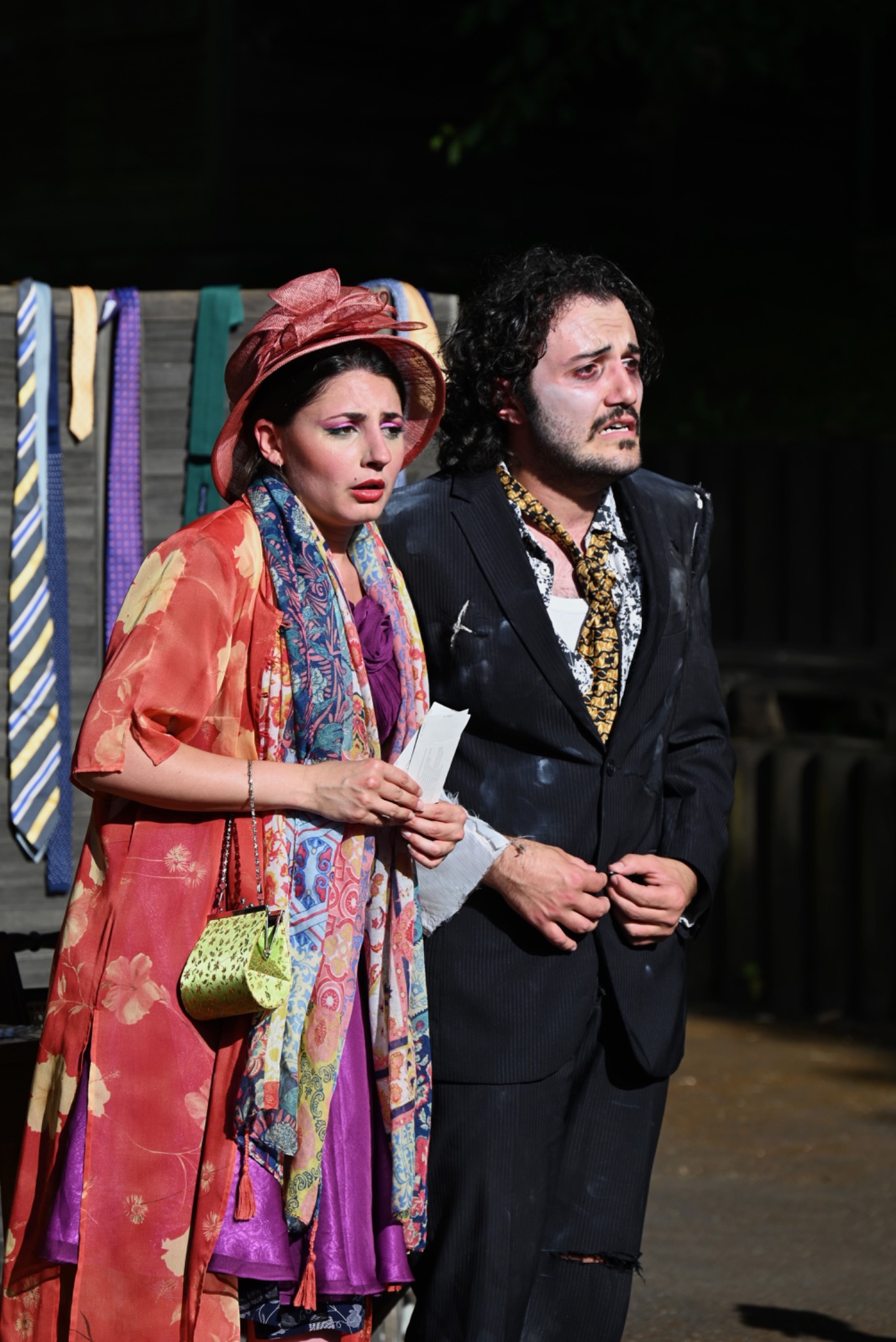 La Sortie au théâtre sur scène